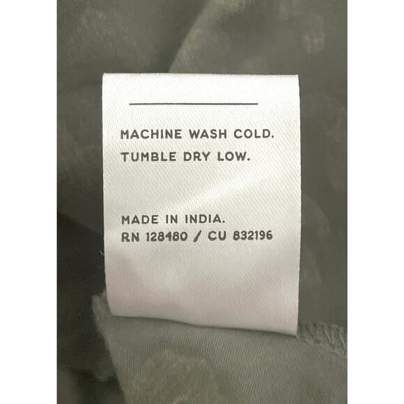 Pact Mod Leopard Fit & Flare Shorty Midi Dress Green XS Midi Organic Cotton - Picture 13 of 13